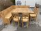 Vintage Rustic Corner Dining Set, Set of 6, Image 1