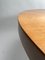 Mesa de comedor Mid-Century redonda de madera y latón al estilo de Gio Ponti, Italia, años 50, Imagen 8