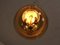 Large Smoked Glass & Brass Ceiling Lamp from Limburg, 1960s 7