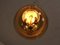 Large Smoked Glass & Brass Ceiling Lamp from Limburg, 1960s, Image 7