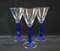 Art Deco Style Wine Glasses, 1962, Set of 6 1