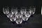 Mid-Century Art Nouveau Style Wine Glasses, 1962, Set of 10 2