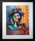 Cubist Portrait, Late 20th Century, Painting, Framed, Image 1