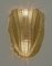 Lámparas de pared modernas de concha de cristal de Murano, años 90, Imagen 2