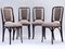 Art Noveau Bentwood Chairs from Thonet, 1905, Set of 4, Image 9