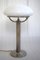 Nickel Table Lamp with Opal Screen by Adolf Loos for Villa Steiner, 1950s 1