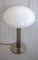 Lampe de Bureau en Nickel avec Paravent en Opale par Adolf Loos pour Villa Steiner, 1950s 4