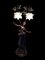 Lampada da tavolo vintage con paralumi in vetro di Auguste Moreau, Immagine 8