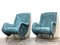 Lounge Chairs attributed to Aldo Morbelli for Isa Bergamo, Italy, 1950s, Set of 2, Image 1