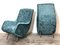 Lounge Chairs attributed to Aldo Morbelli for Isa Bergamo, Italy, 1950s, Set of 2 14