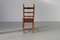 Vintage Brutalist Danish Ladder Back Oak Dining Chair by Henning Kjærnulf, 1960s 4