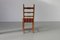 Vintage Brutalist Danish Ladder Back Oak Dining Chair by Henning Kjærnulf, 1960s, Image 4