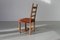 Vintage Brutalist Danish Ladder Back Oak Dining Chair by Henning Kjærnulf, 1960s 3