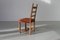 Vintage Brutalist Danish Ladder Back Oak Dining Chair by Henning Kjærnulf, 1960s, Image 3