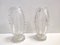 Transparent Bullicante Murano Glass Vases attributed to Ercole Barovier, 1930s, Set of 2, Image 1