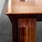 Mesa de comedor cuadrada de madera, años 70, Imagen 6