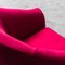 Purple Red Velvet Lounge Chairs, 1950s, Set of 2 5