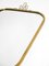 Mid-Century Modern Brass Wall Mirror from Münchner Zierspiegel, 1950s, Image 15