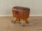 Vintage Leather Stool, 1960s 1