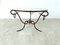 Wrought Iron Coffee Table attributed to René Drouet, 1940s 1