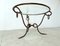 Wrought Iron Coffee Table attributed to René Drouet, 1940s 8