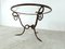 Wrought Iron Coffee Table attributed to René Drouet, 1940s 3