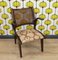 Upholstered Armchair with Viennese Wickerwork, Image 3