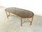 Tavolino da caffè neoclassico in metallo dorato nello stile di Maison Jansen, anni '60, Immagine 8