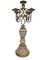Gothic Style Candelabra in Wrought Iron with Ceramic Base, Germany 1