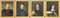 Huile sur Toiles, Portraits du Roi de Suède, 1800s, Encadré, Set de 4 5