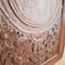 Pannello antico balinese in teak con intaglio floreale, Immagine 10
