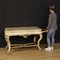 Dutch Lacquered and Gilded Table with Marble Top, 1950s 3