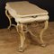 Tavolo laccato e dorato con ripiano in marmo, Paesi Bassi, anni '50, Immagine 4