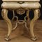 Dutch Lacquered and Gilded Table with Marble Top, 1950s 9