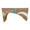 Bamboo and Colorful Glass Console Table 7