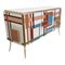 Vintage Colorful Glass Sideboard 2