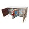 Buntes Vintage Glas Sideboard 9