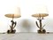 Bronze Flower Table Lamps, 1970s, Set of 2, Image 9