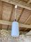 Lámpara colgante escandinava de teca y opalino, años 60, Imagen 4