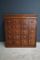 Vintage French Oak Apothecary Cabinet with Brass, 1930s 7