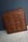 Vintage French Oak Apothecary Cabinet with Brass, 1930s 2