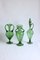 Amphora Shaped Vases in Empoli Glass, Italy, 1940s, Set of 3 5