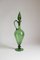 Amphora Shaped Vases in Empoli Glass, Italy, 1940s, Set of 3 9