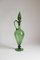 Amphora Shaped Vases in Empoli Glass, Italy, 1940s, Set of 3, Image 9