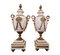 Weißer Marmor & Vergoldete Bronze Vasen im Louis XVI Stil, 19. Jh., 2er Set 1