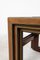 Tavoli ad incastro in teak dipinti a mano, anni '50, set di 3, Immagine 7