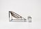 Poltrona Mies con poggiapiedi attribuita ad Archizoom Associati, anni '60, Immagine 3