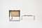 Mies Lounge Chair with Ottoman attributed to Archizoom Associati, 1960s, Set of 2 7