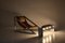 Poltrona Mies con poggiapiedi attribuita ad Archizoom Associati, anni '60, Immagine 2