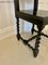 Victorian Carved Ebonised Oak Side Chairs, 1860s, Set of 2 8